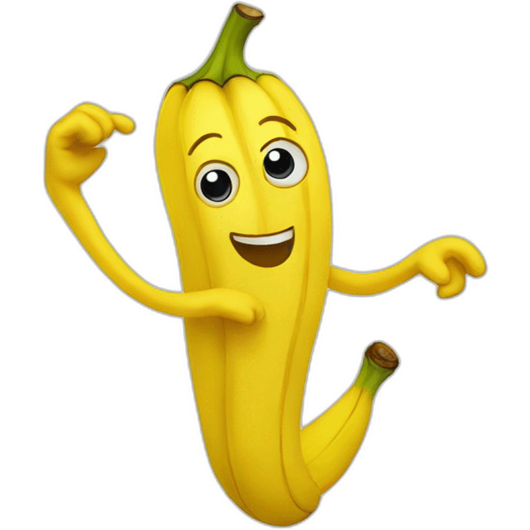 Dancing banana emoji