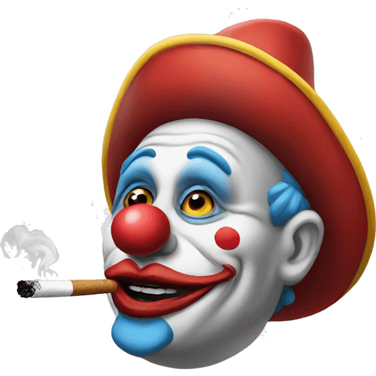 clown smoking  emoji