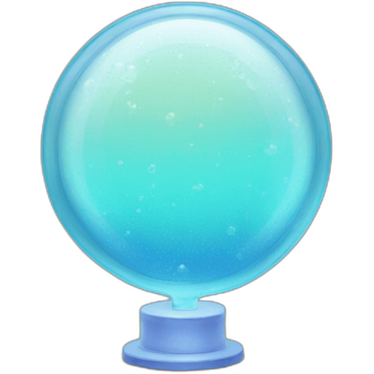 Electric bubble glass  emoji