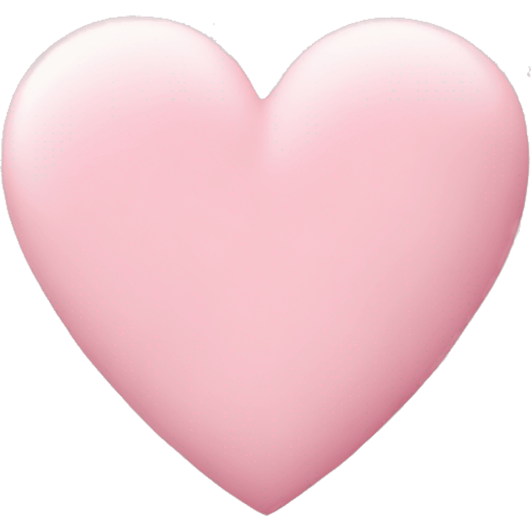 pastel pink heart emoji