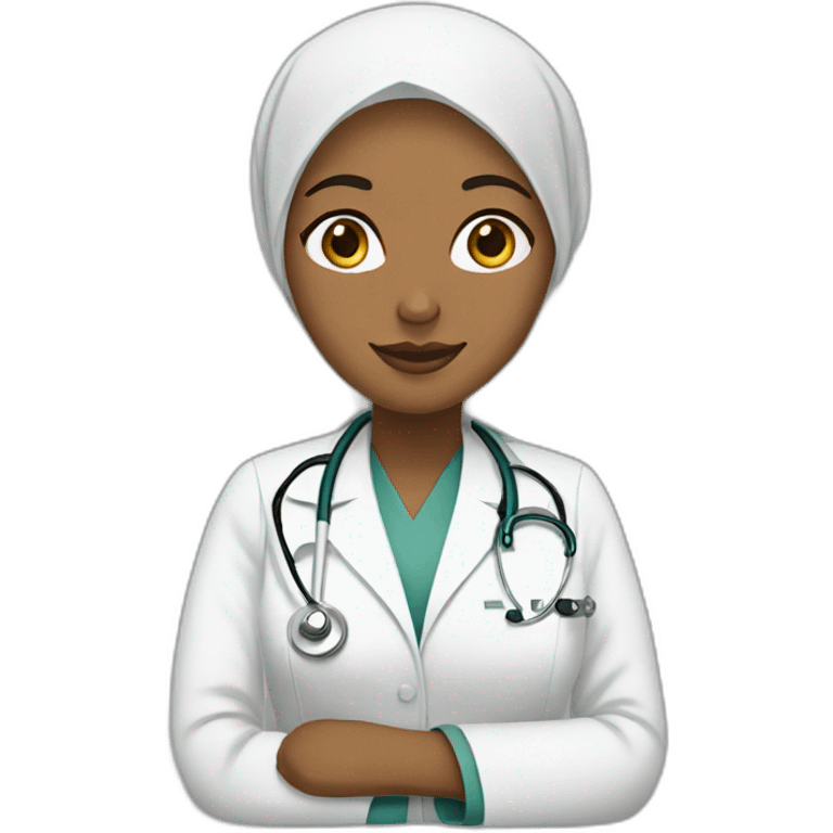 Hijabi doctor  emoji