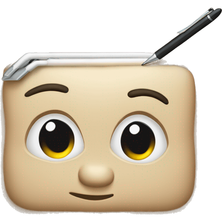 ipad with stylus emoji