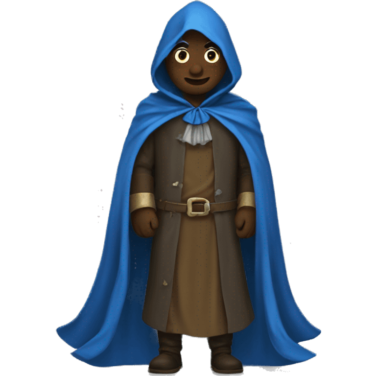 blue cloak happ emoji