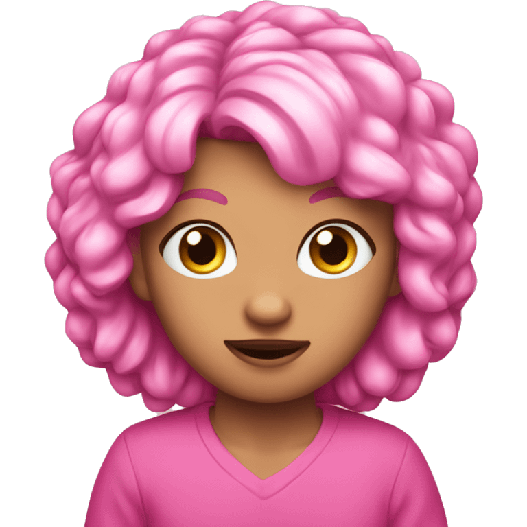 Pink lepord emoji