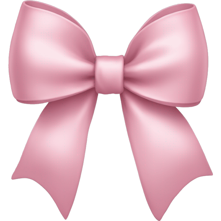 light pink bow emoji