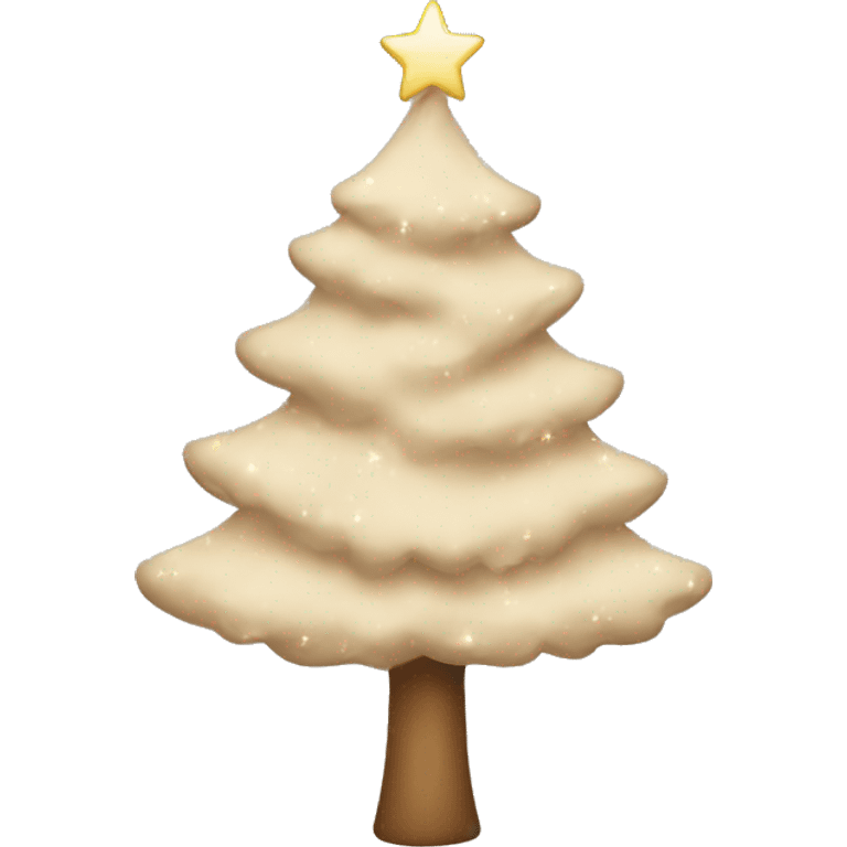 Beige christmas tree aesthetic  emoji