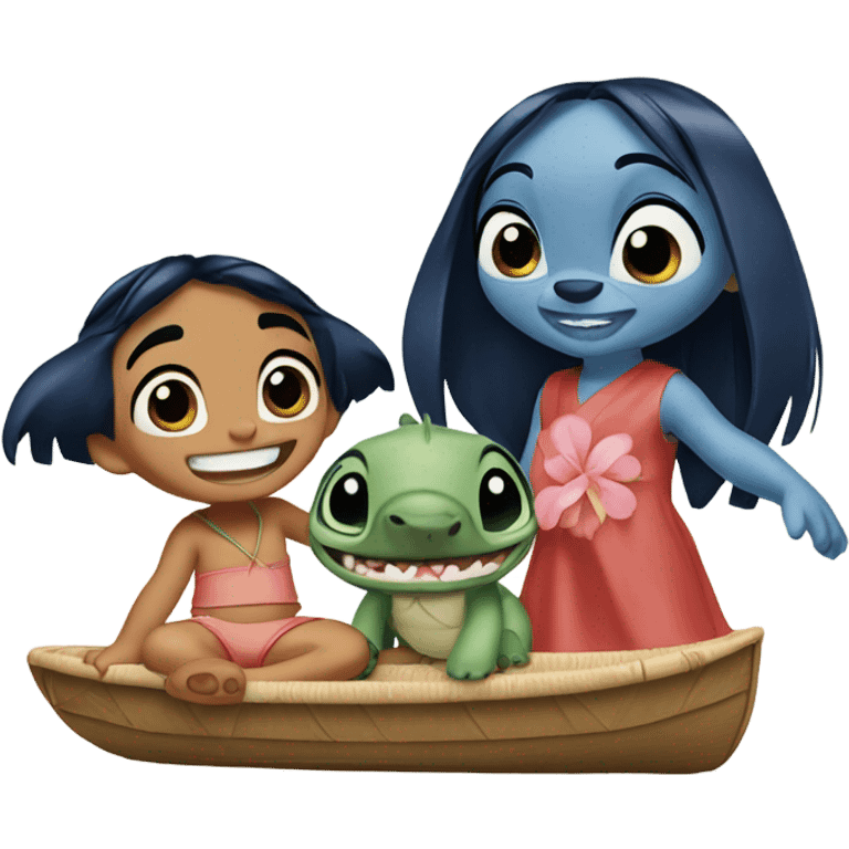 Lilo and stitch  emoji