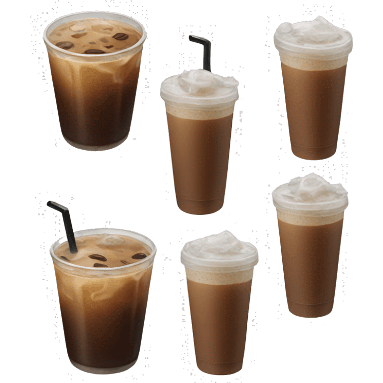 Iced coffee  emoji