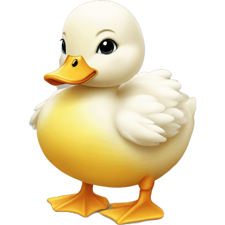 Baby cute duck emoji