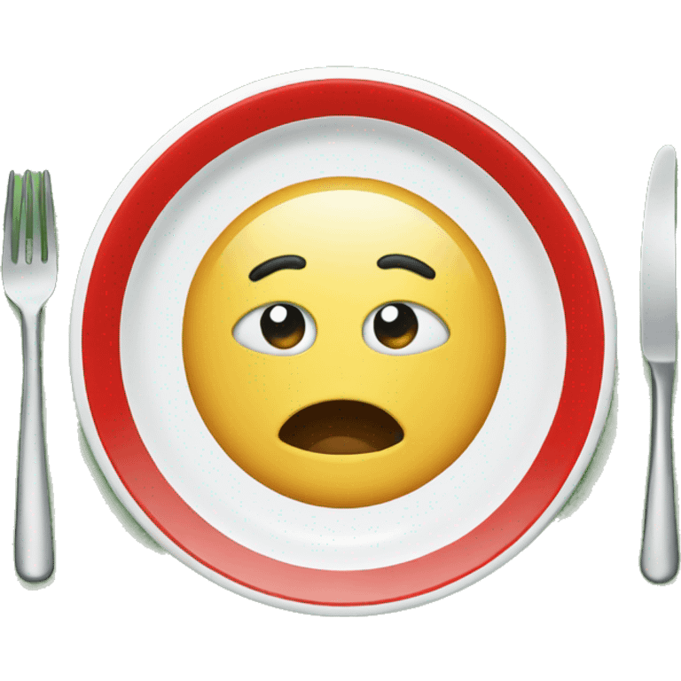 christmas plate emoji