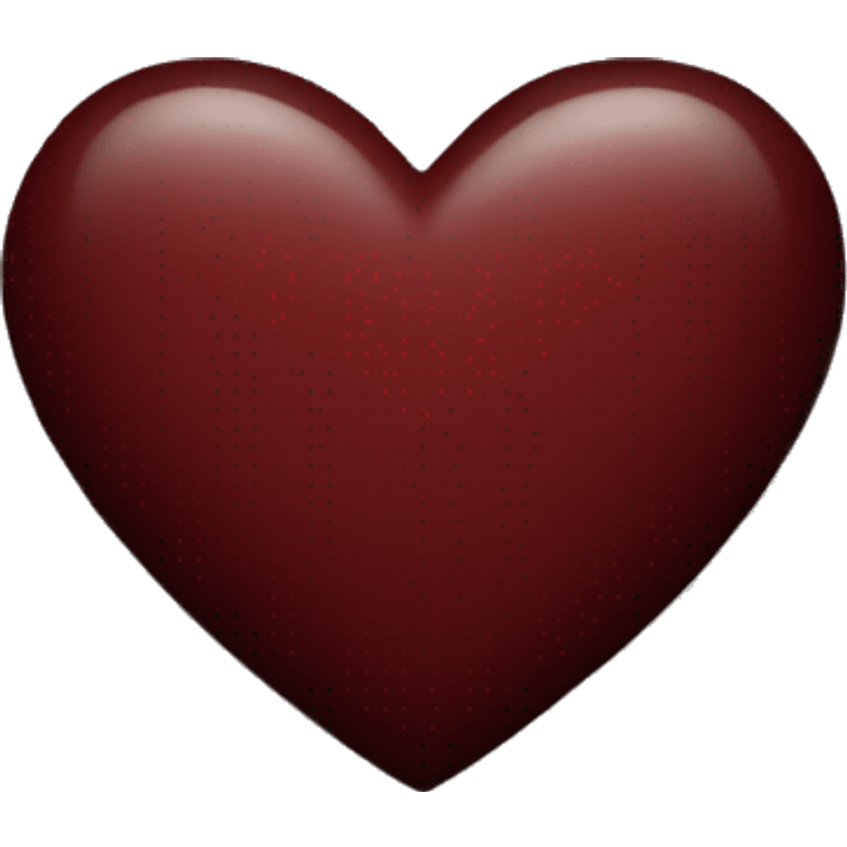 plain Dark red heart emoji