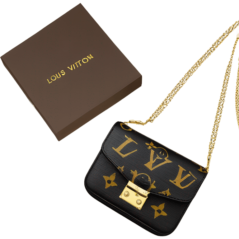 lv Wallet On Chain Métis black emoji