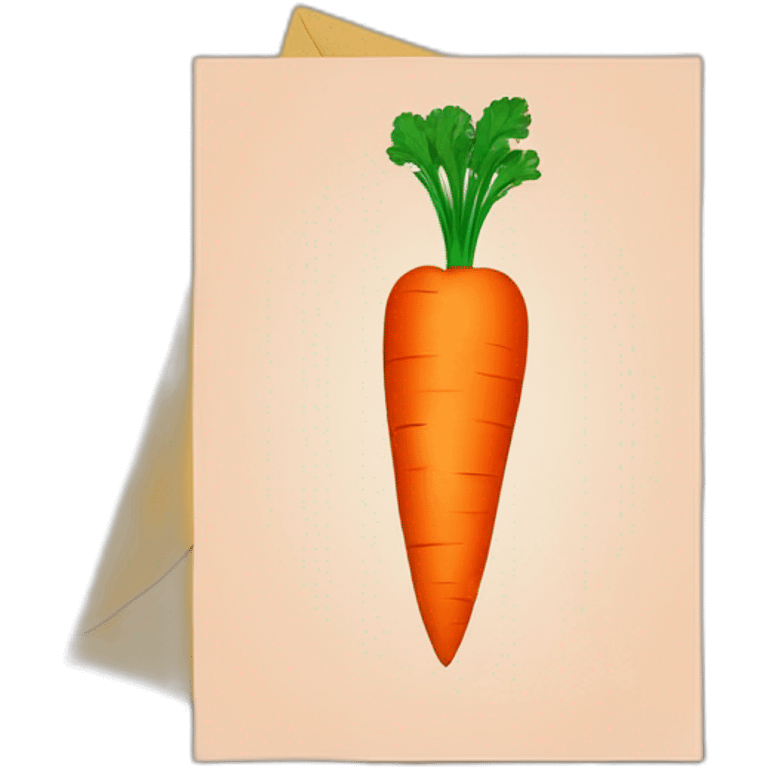 carrot heart card emoji