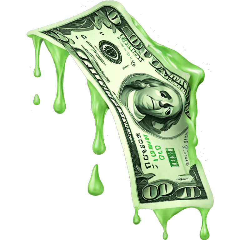 DOLLAR melting emoji