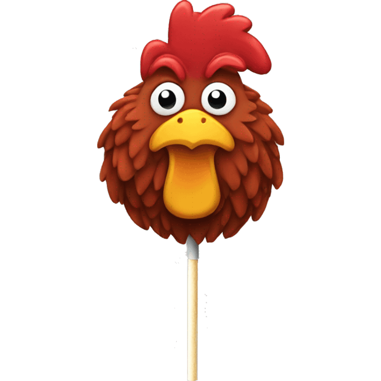 rooster lollipop emoji