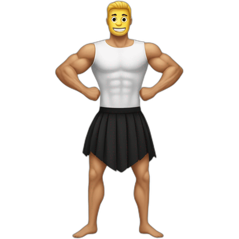 Homme muscle tutu emoji