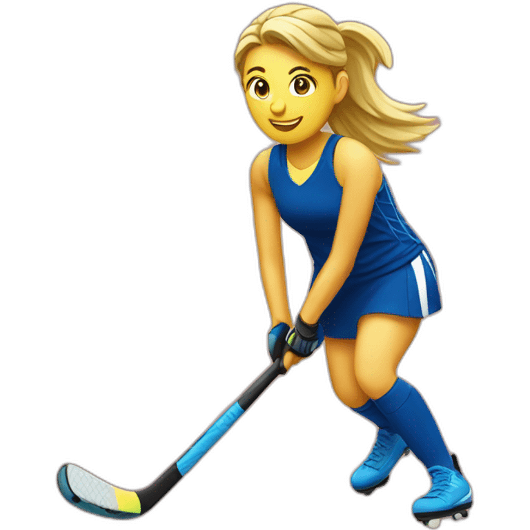 Field hockey emoji