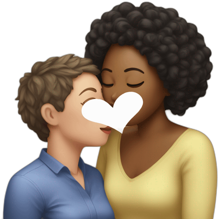 zuckerberg and black woman kissed emoji