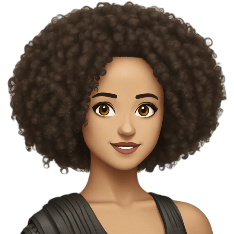 Nathalie Emmanuel missandei realistic emoji