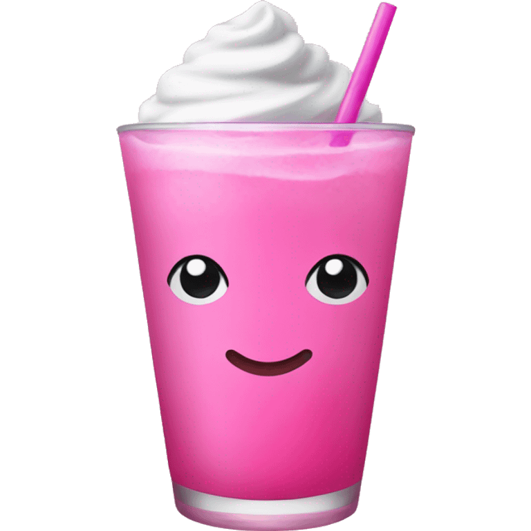 Pink drink emoji