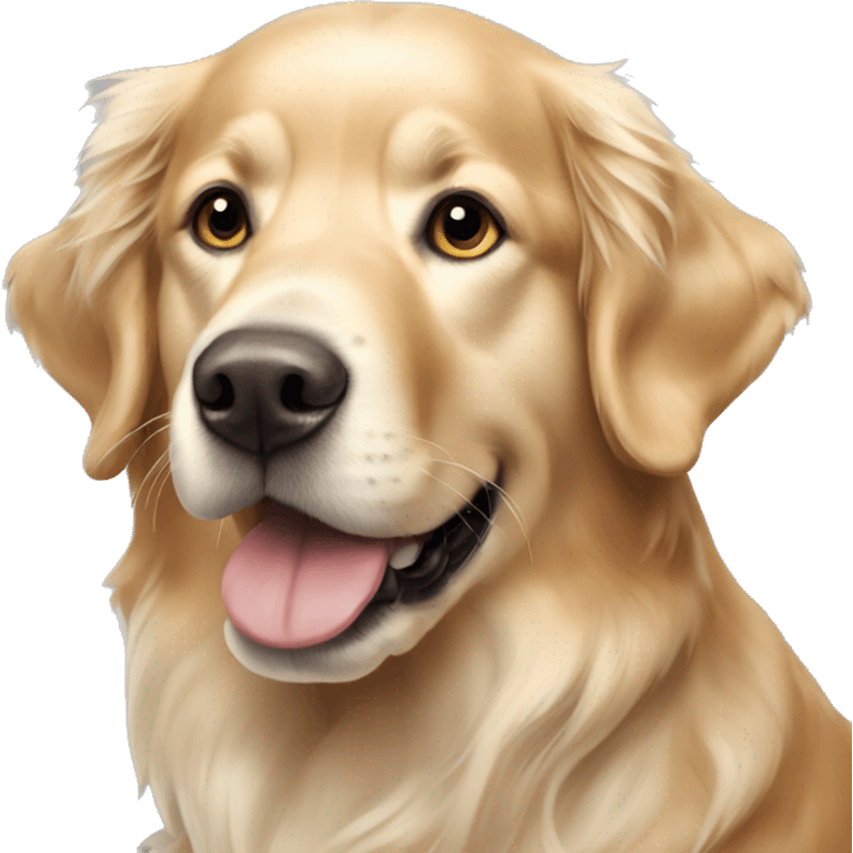 merle golden retriever emoji