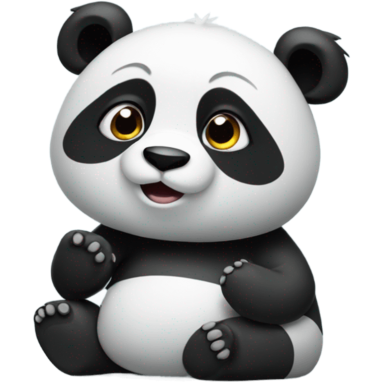 Panda Smoking  emoji