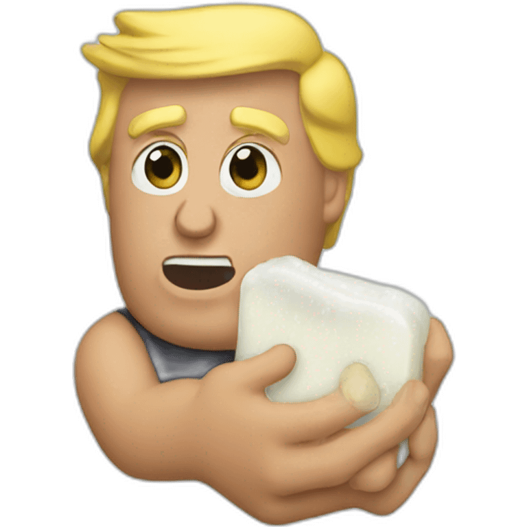 trump-holding-soap emoji