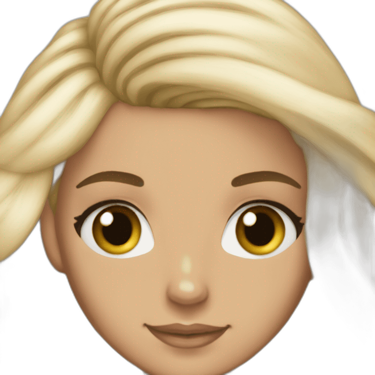 ariana grande with blond hair emoji