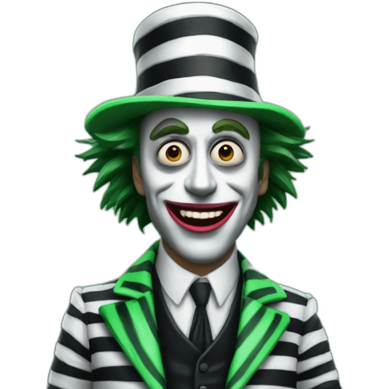 beetlejuice Che veux vert emoji