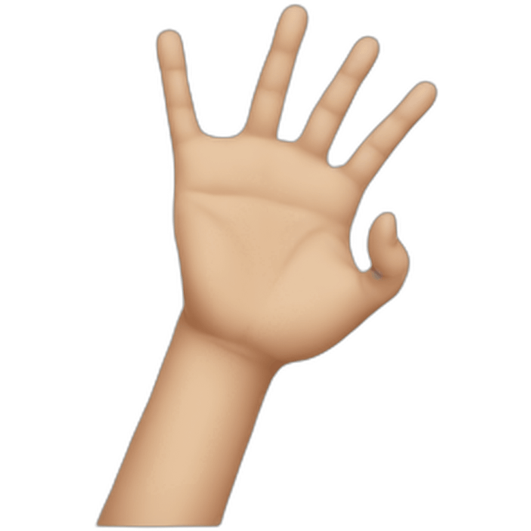 Hand emoji