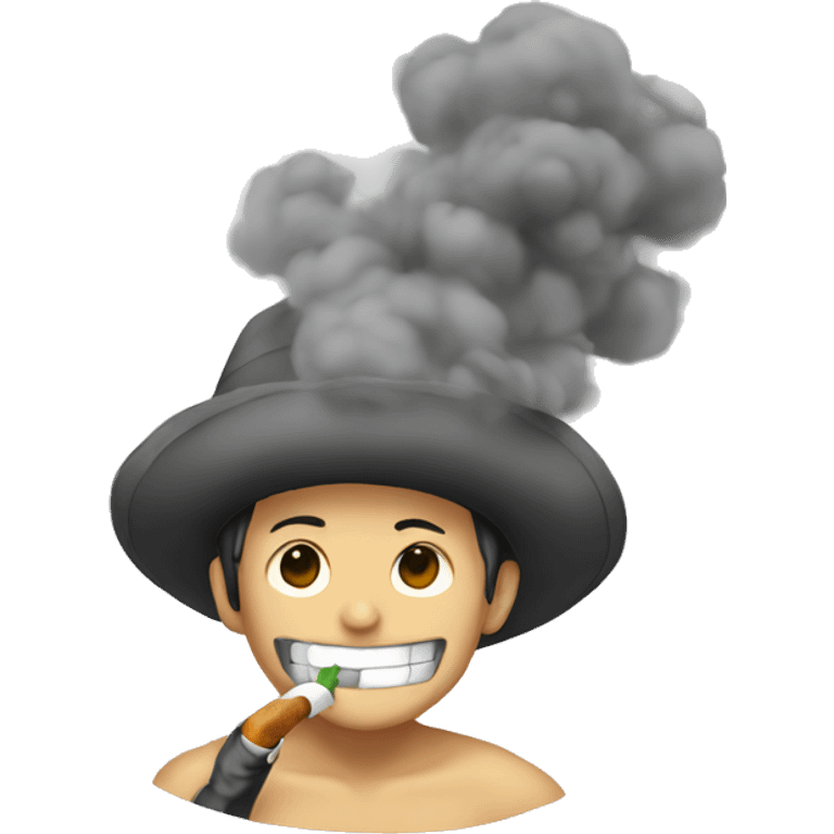 Smoker from one piece  emoji