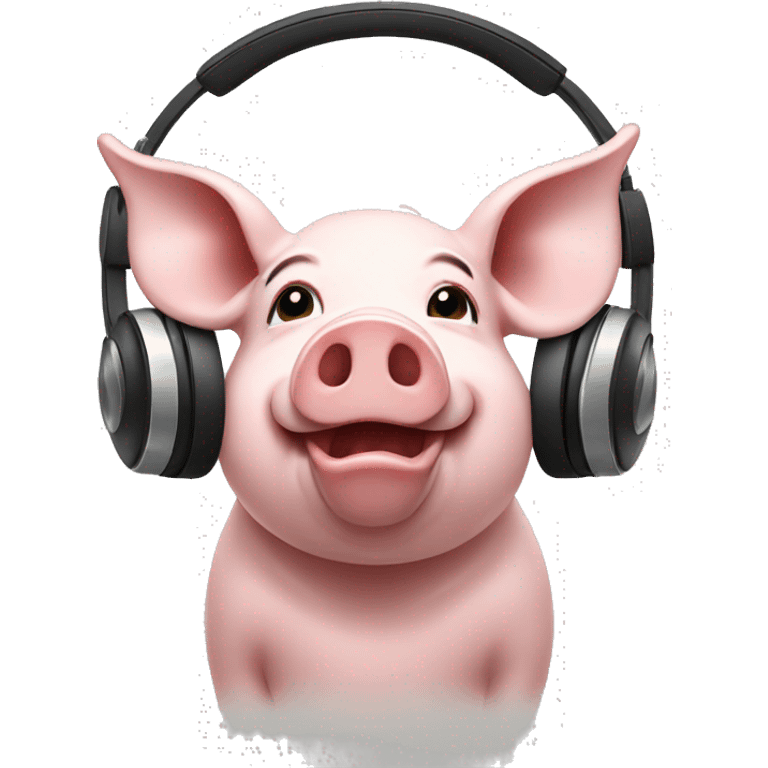 pig djing emoji