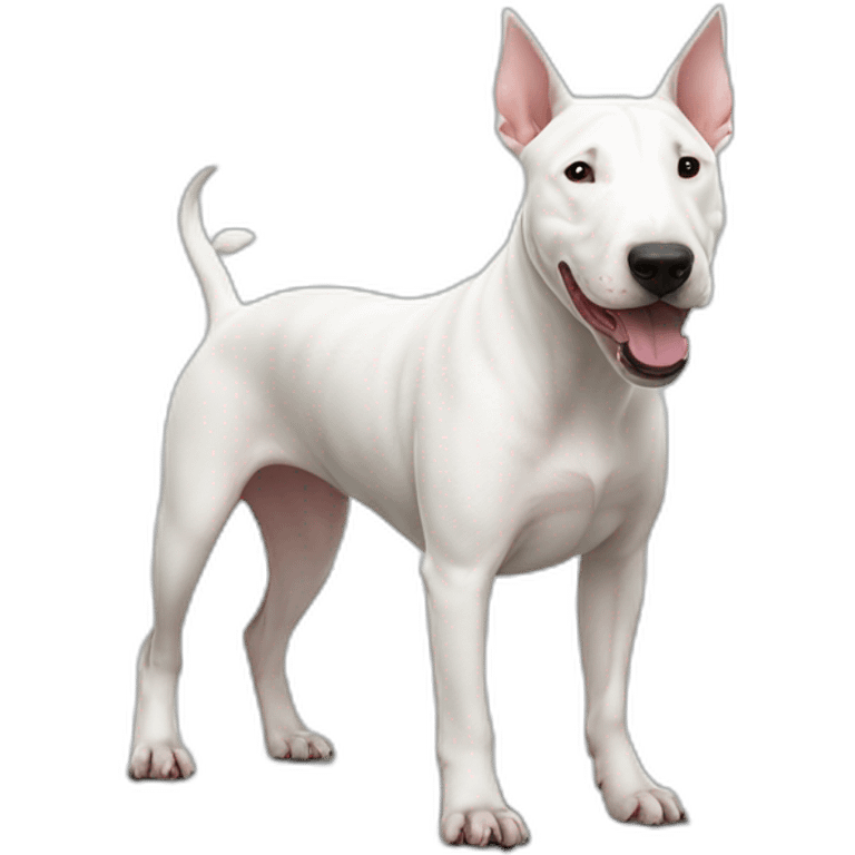 bull terrier blanc emoji