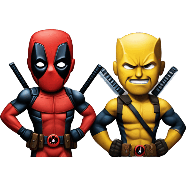 Deadpool and wolverine emoji