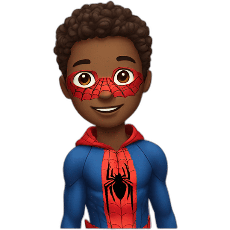 Spiderman kid emoji