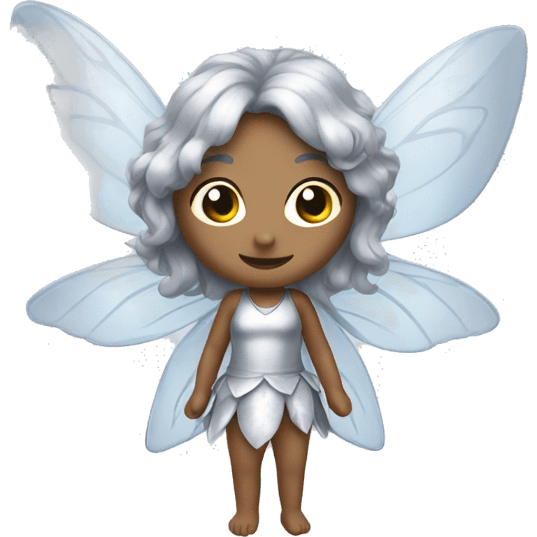 Silver fairy emoji