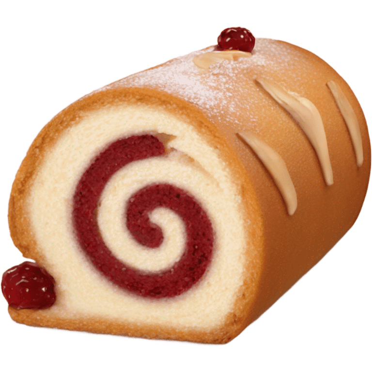 earl grey flavored Swiss roll emoji