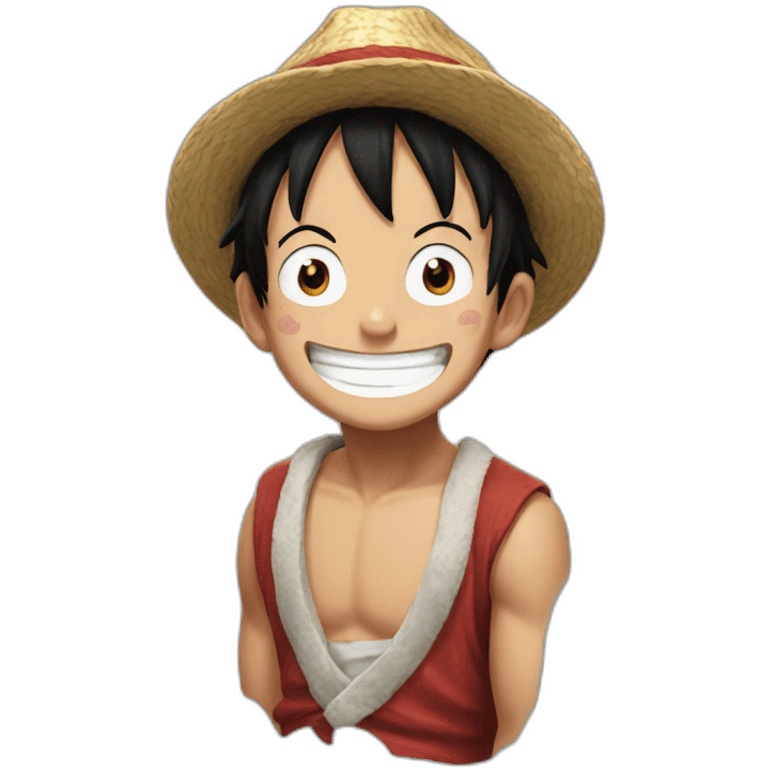 Happy Luffy emoji