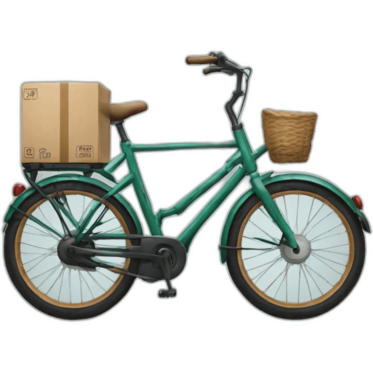 Cargo bicycle emoji