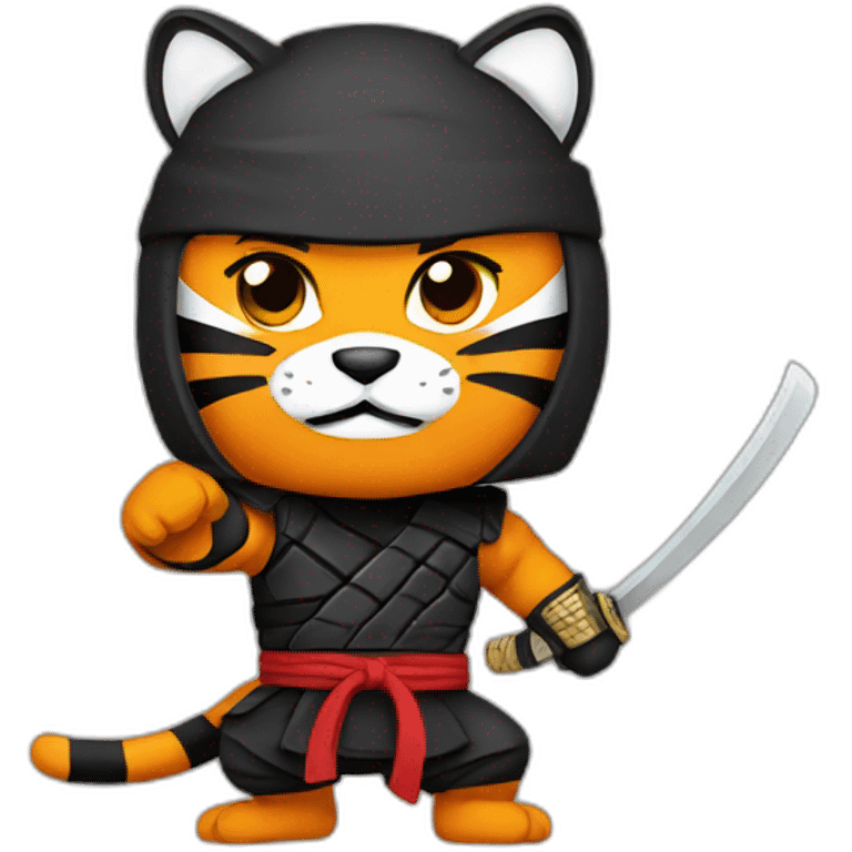 Ninja tiger emoji