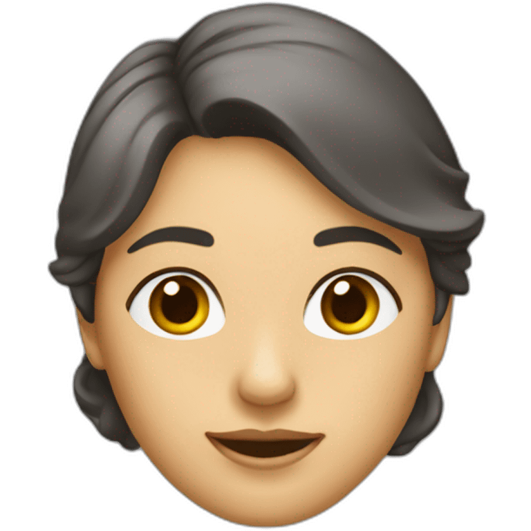 Mujer funcionaria eficiente emoji