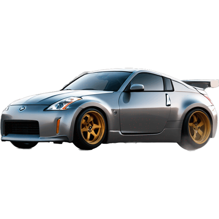 Nissan 350Z drifting emoji