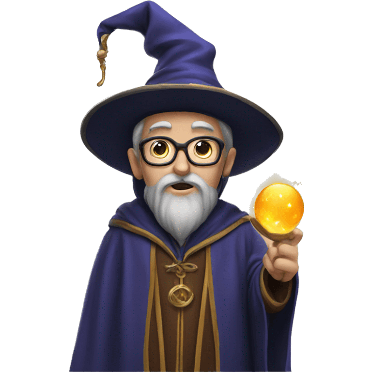 a wizard study emoji