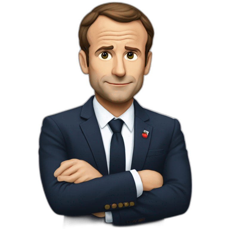 Macron qui dort  emoji