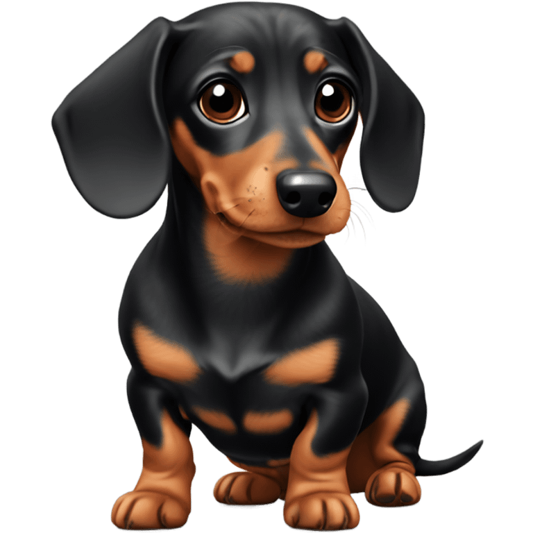 Mini dachshund  emoji