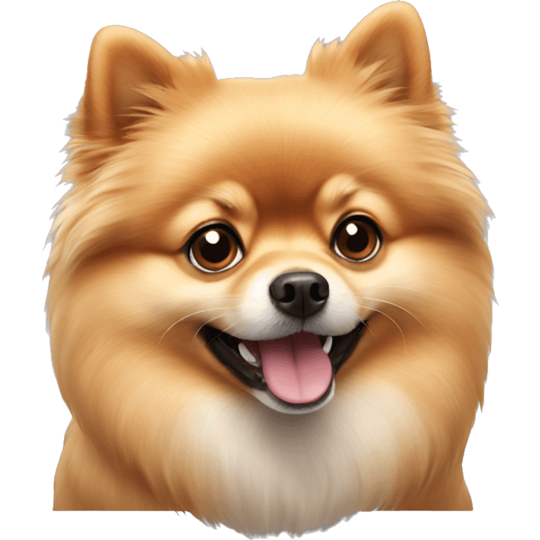 Pomeranian dog  emoji