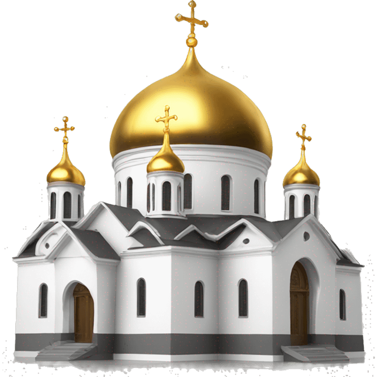 Orthodox church with golden dome emoji