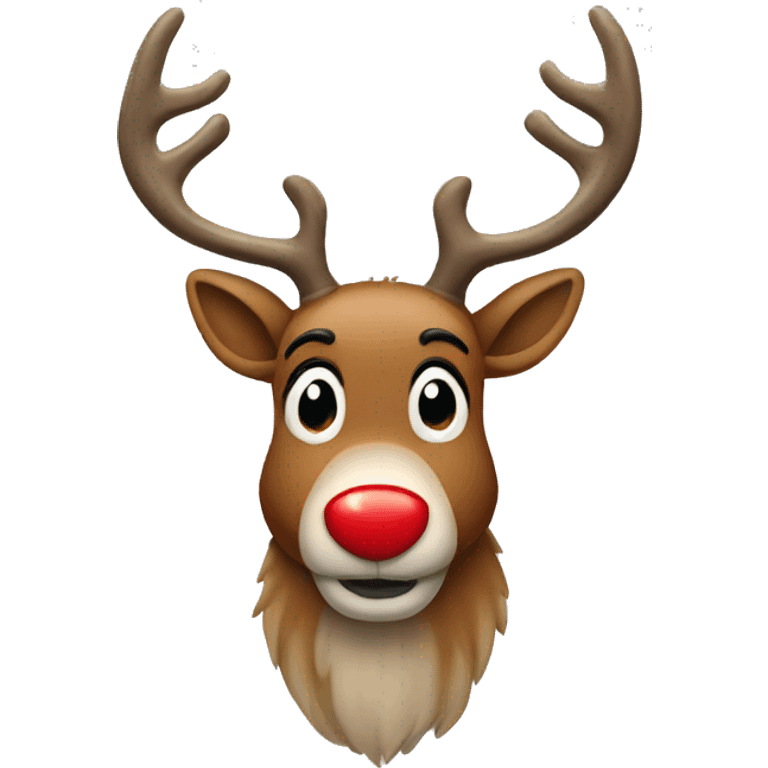 Red Nosed Reindeer emoji