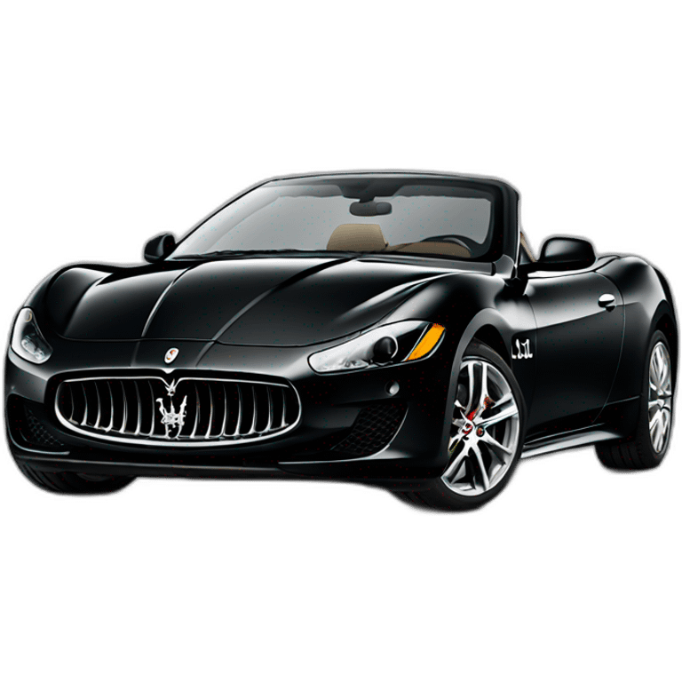 maserati black emoji