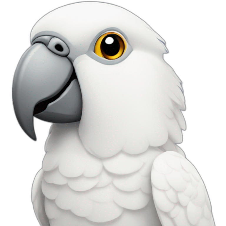 Corella parrot emoji